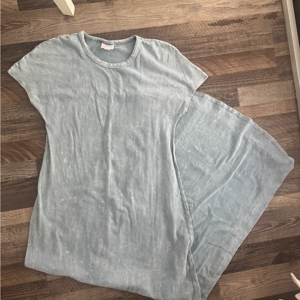 LuLaRoe Soft Blue Casual Dress